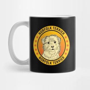 Norfolk Terrier Dog Portrait Mug